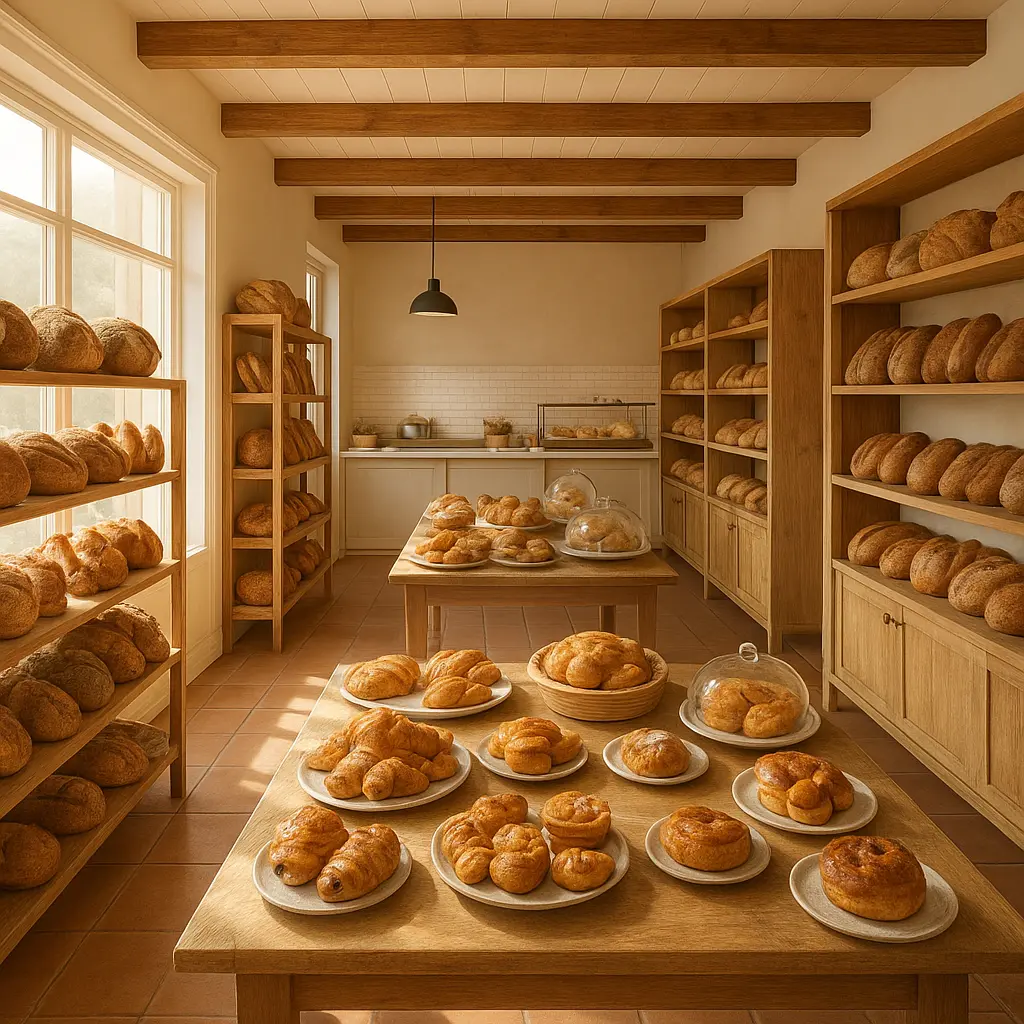 Bäckerei Interieur